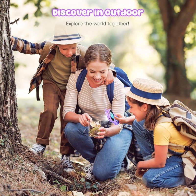 Ashfly Microscope for Kids with 8 Lights,Handheld Microscope for Stem Toys, Edu Gift Age 4-6 8-12 Children - Image 5